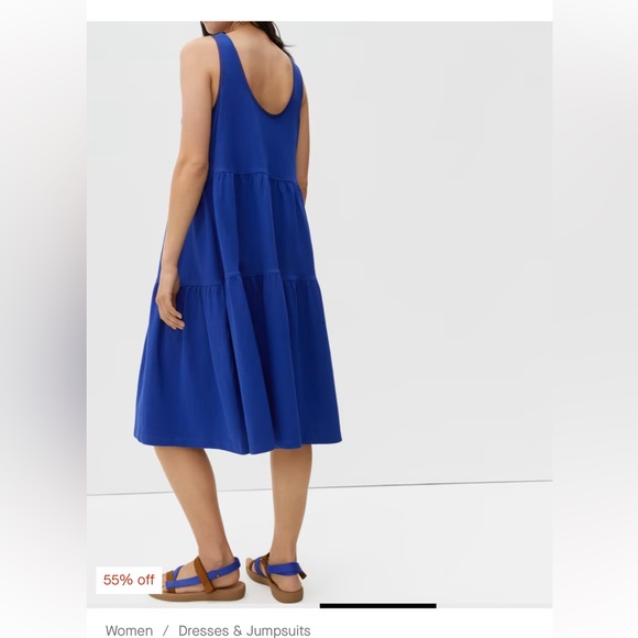 Everlane The Weekend Tiered Dress in Black NWT - Picture 7 of 7